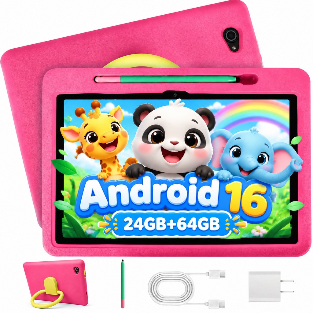 Kids Tablet 10.1" IPS Touch Android 16 A333 CPU 20GB+64 ROM 5GWifi Google New