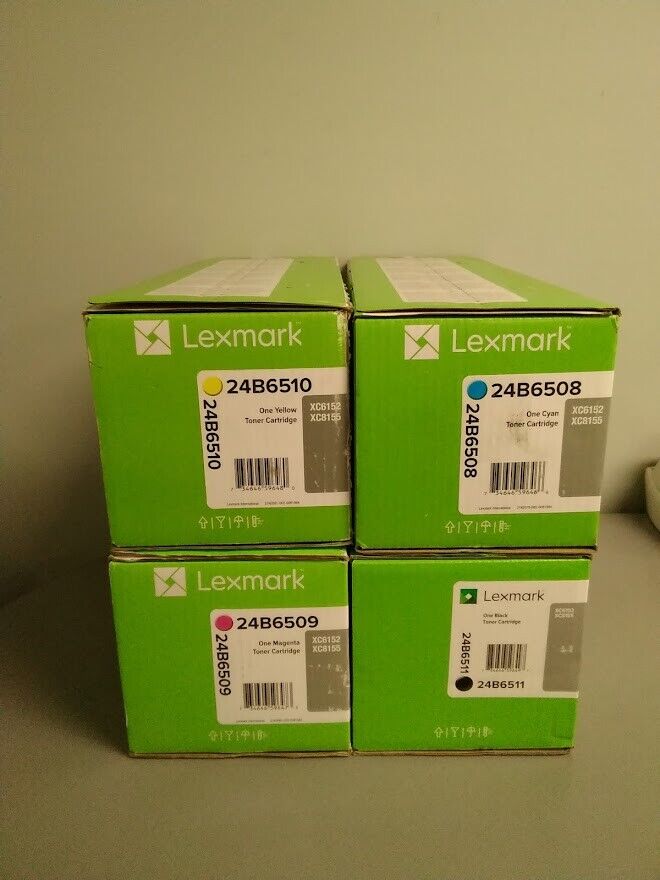 Lexmark  24B6508, 24B6509, 24B6510, 24B6511 Set Toner Cartridge, XC6152