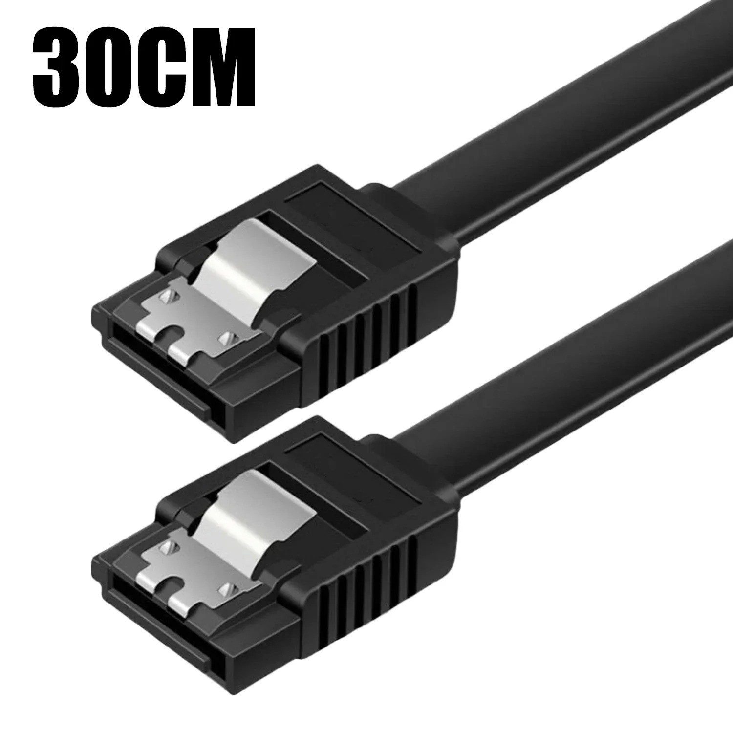 2 Pack SATA 3.0 SSD HDD Data Cable 6Gbps SATA III Hard Drive Lead 30/40/100cm
