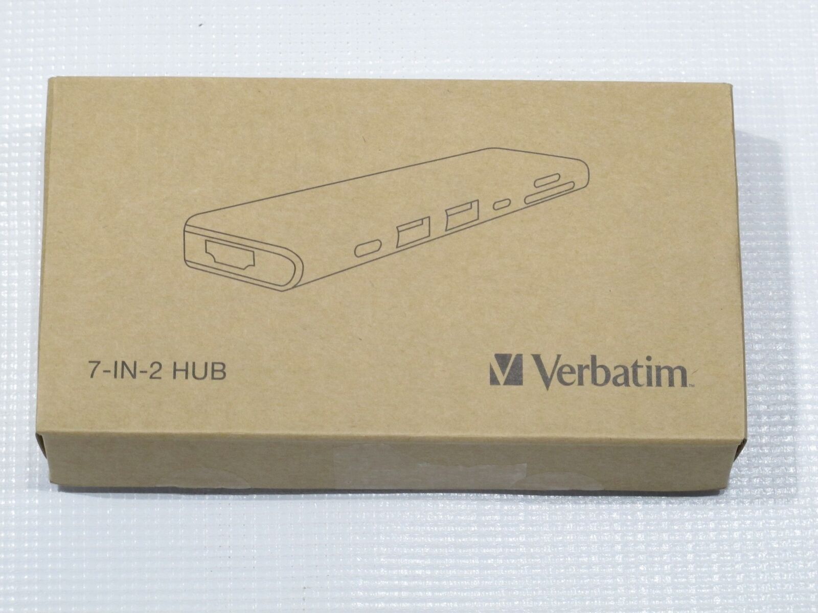 Verbatim 7-in-2 USB C Hub Adapter w/ 4K HDMI, USB 3.0/C, SD Cards MAC Comp 100W