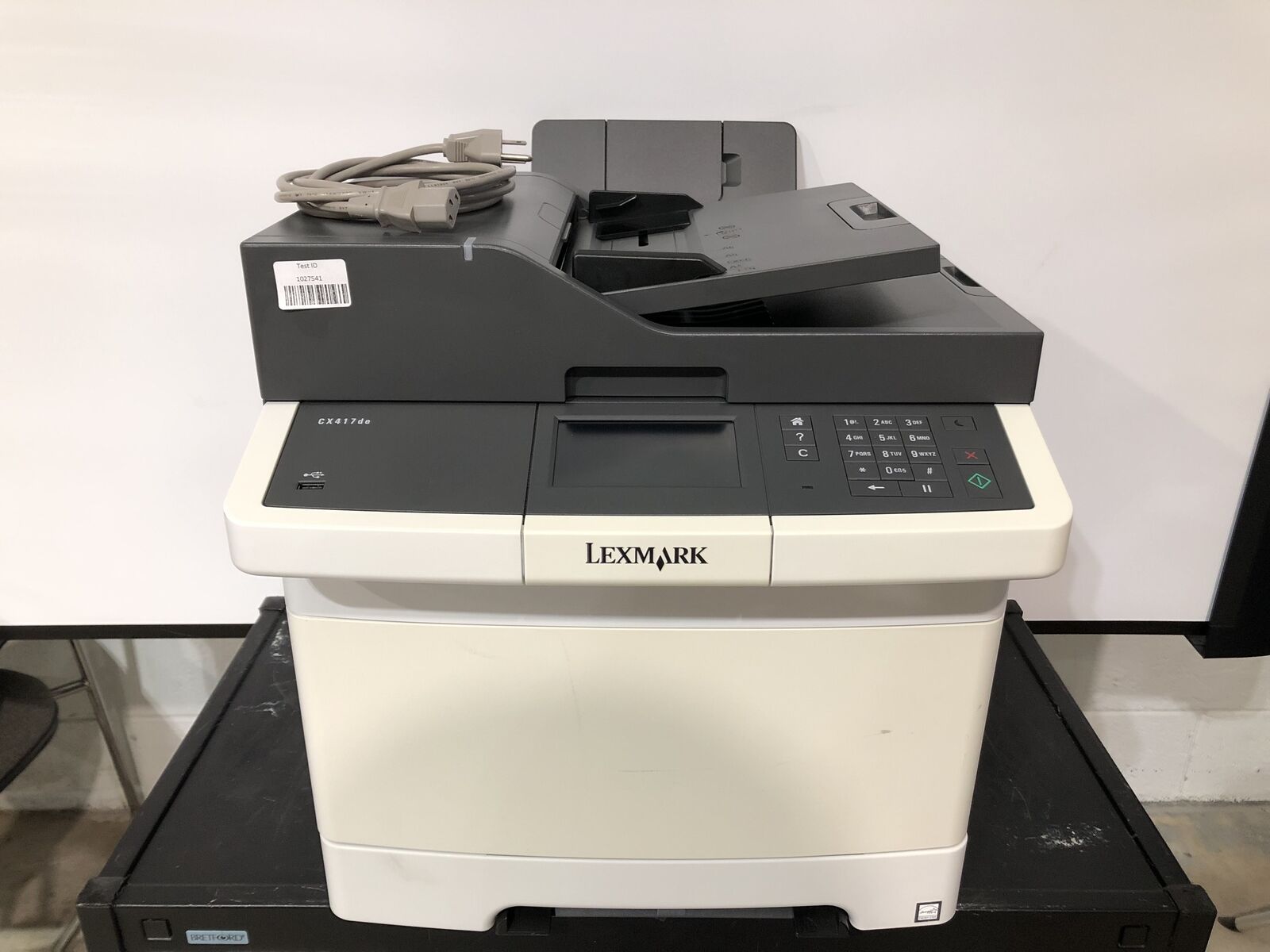 Lexmark CX417de MFP Color Laser Printer, w/TONER & 1K Pgs --TESTED/FACTORY RESET