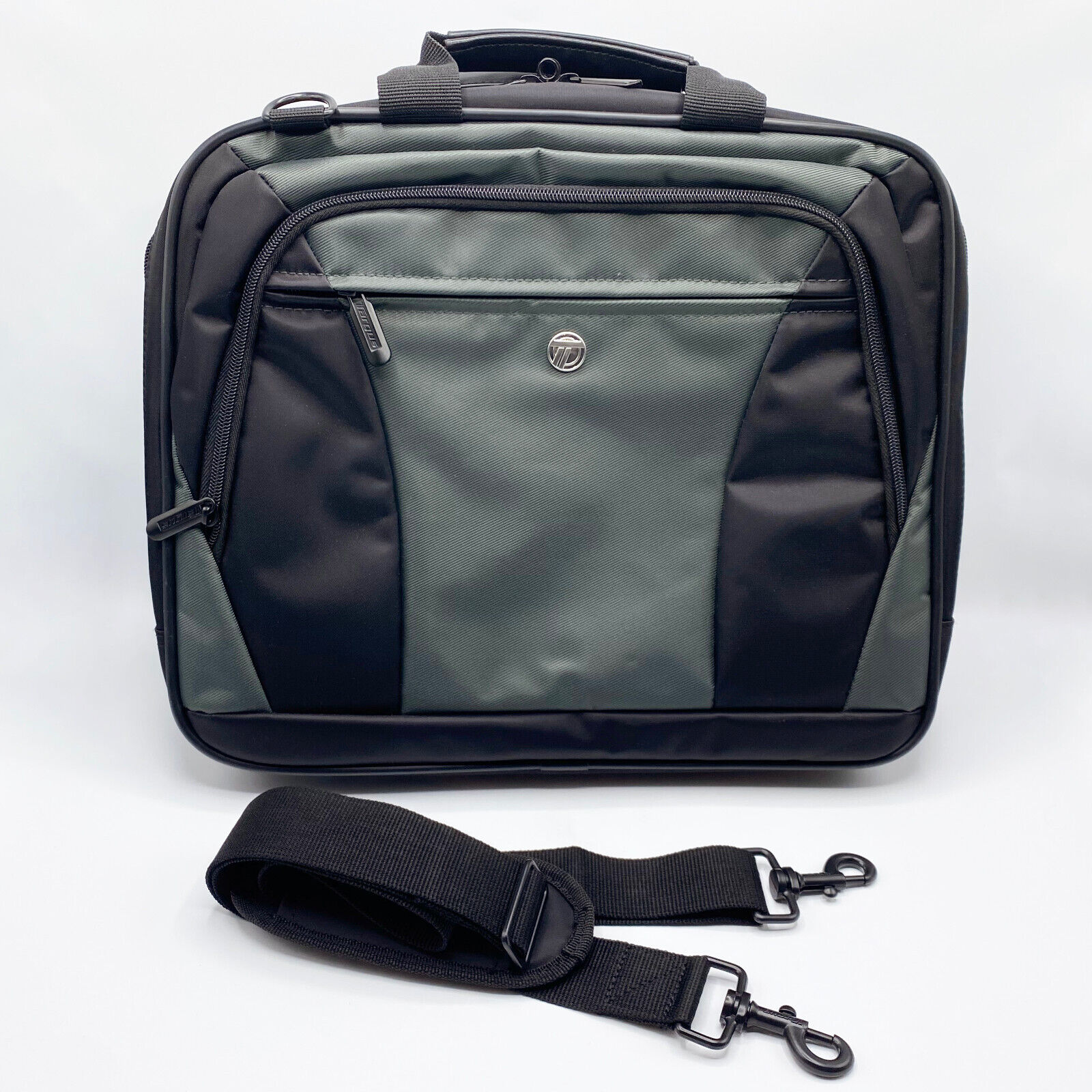 TARGUS CityLite CVR400 Briefcase 14 inch Laptop Bag Carry On - Gray Green Black