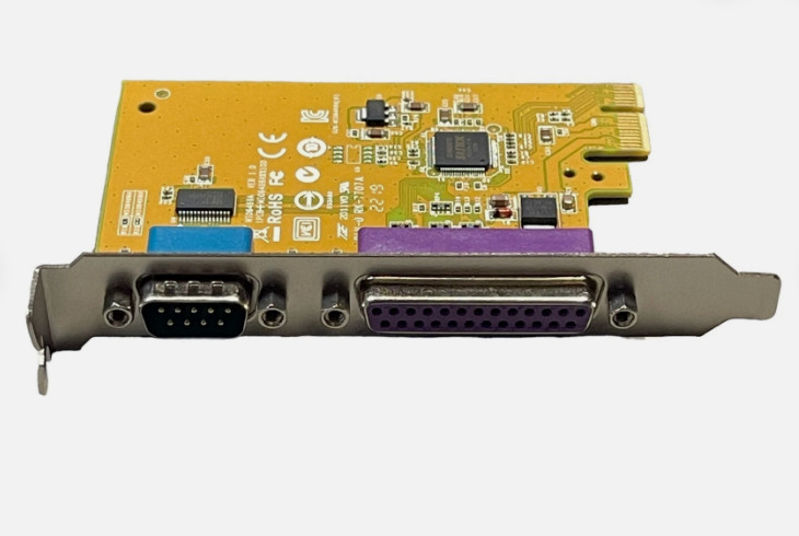 SUNIX MIO6469A Serial Parallel Expansion Multi I/O Card PCI-E RS232 + DM25