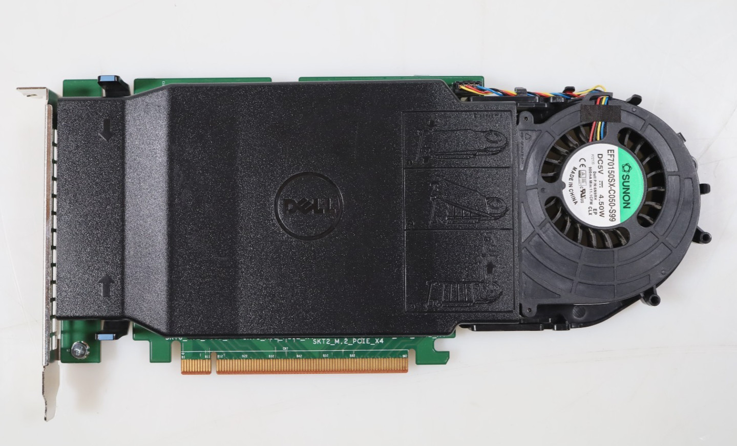 Dell DPWC400 PCIe x16 to 4x M.2 Adapter Card