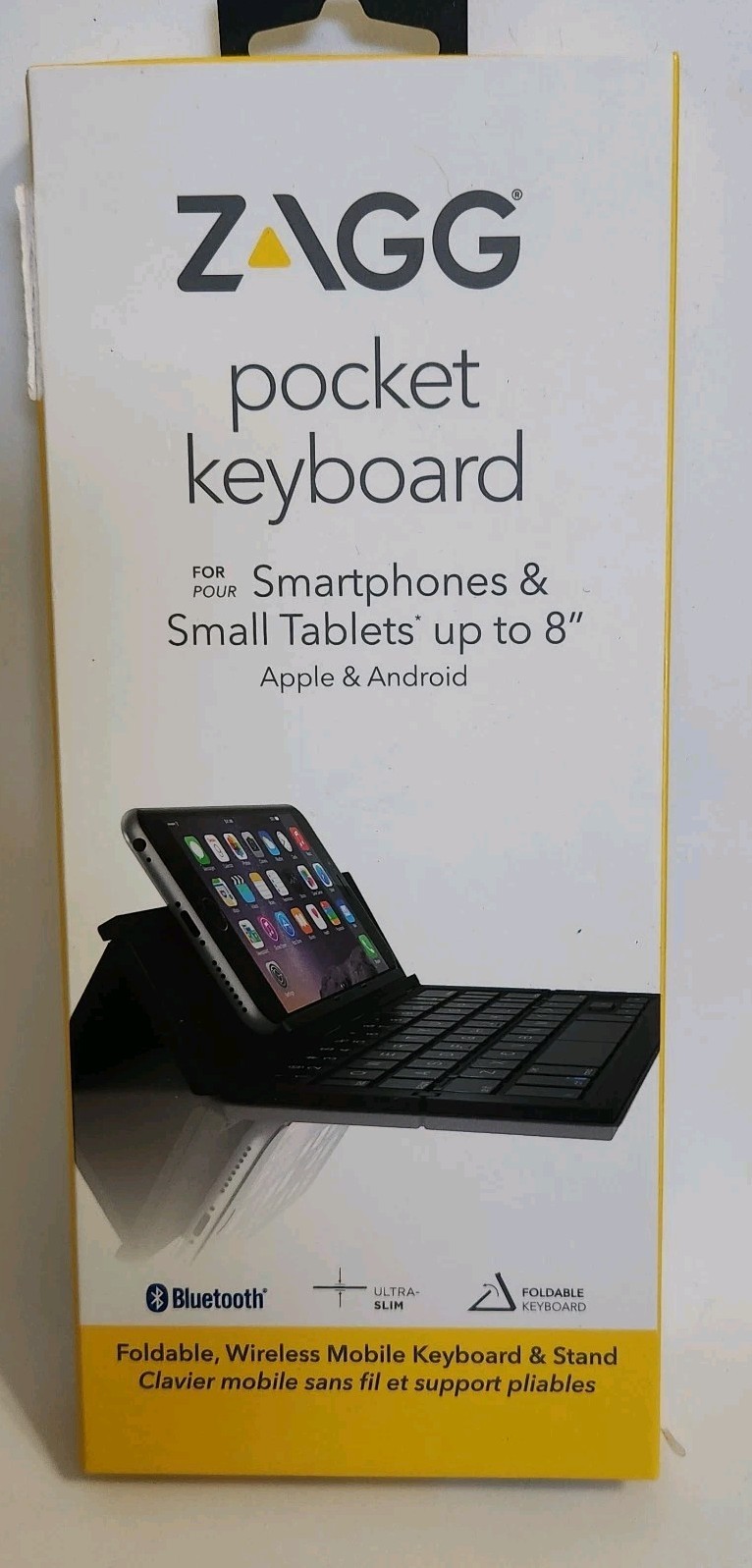 ZAGG Foldable Pocket Keyboard NEW IN BOX