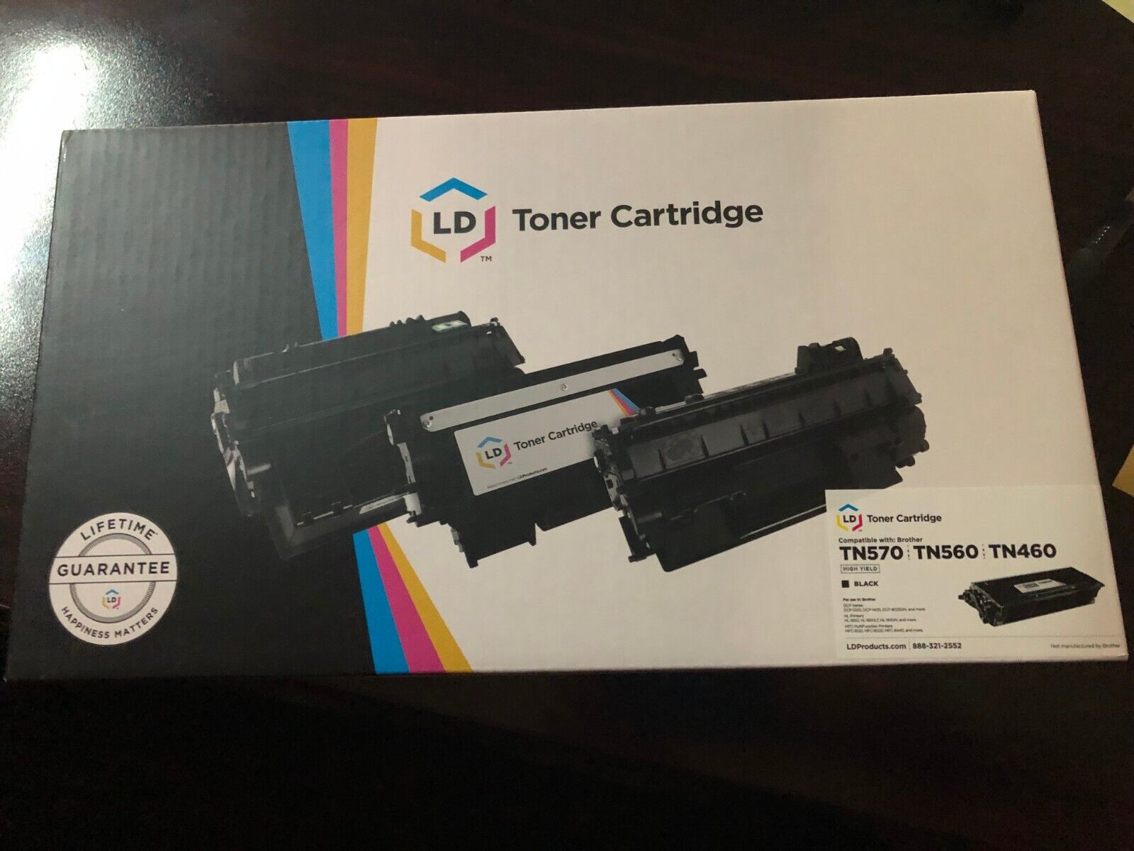 LD Toner Cartridge TN 460 560 570 580 650 TNP 24 Black High Yield New Sealed