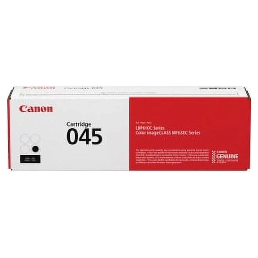 Canon 045 Black Standard Yield Toner Cartridge, Up to 1,400 Pages (1242C001)