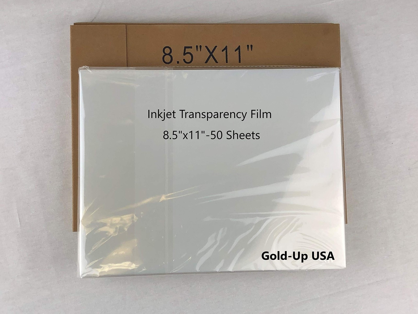 8.5 x 11 Inch Waterproof Inkjet Transparency Film for Silk Screen Printing (5...