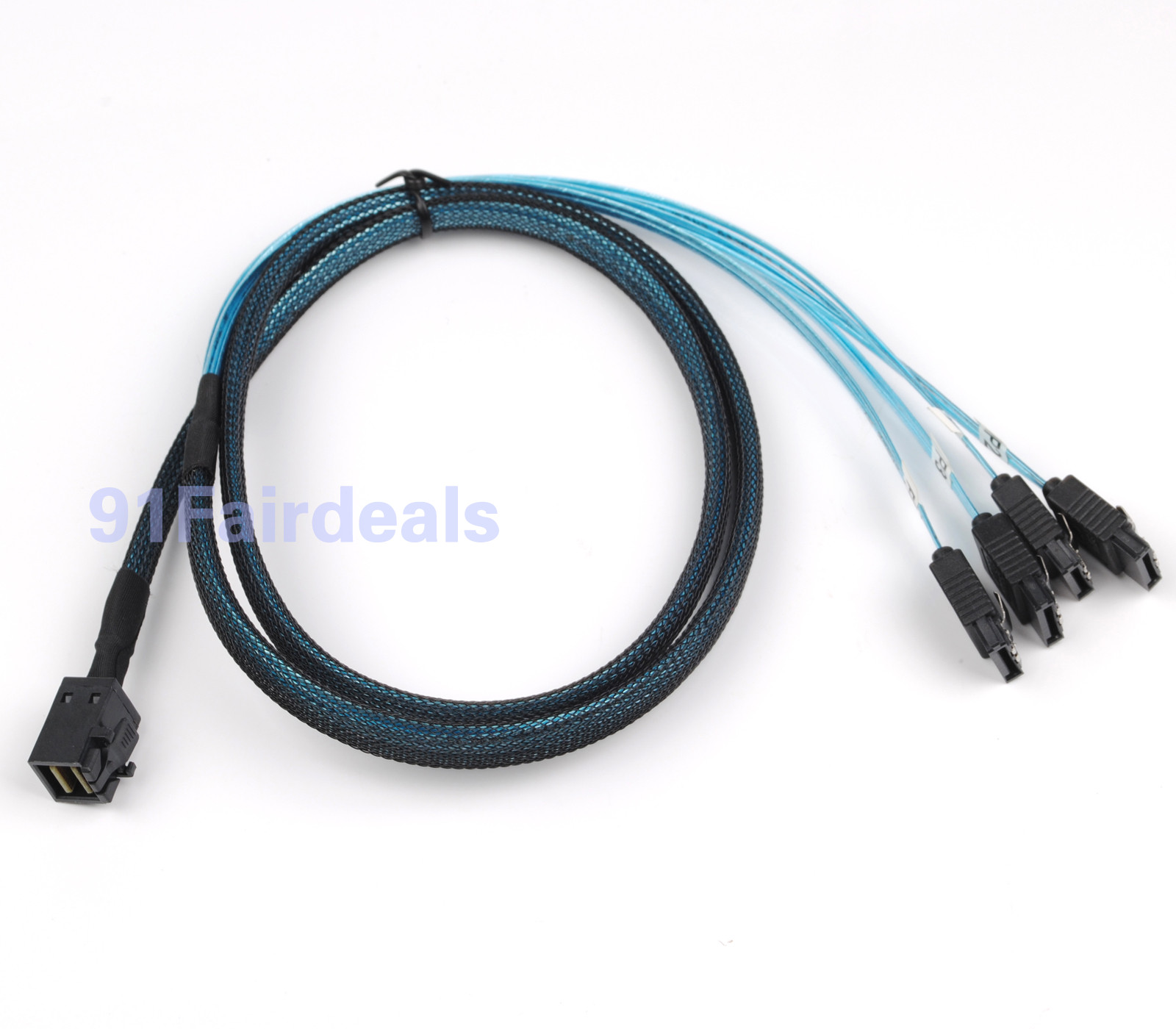 2Pcs Internal Mini SAS Cable SFF-8643 to HDD for LSI SAS 9340-8i SAS3008 M1215