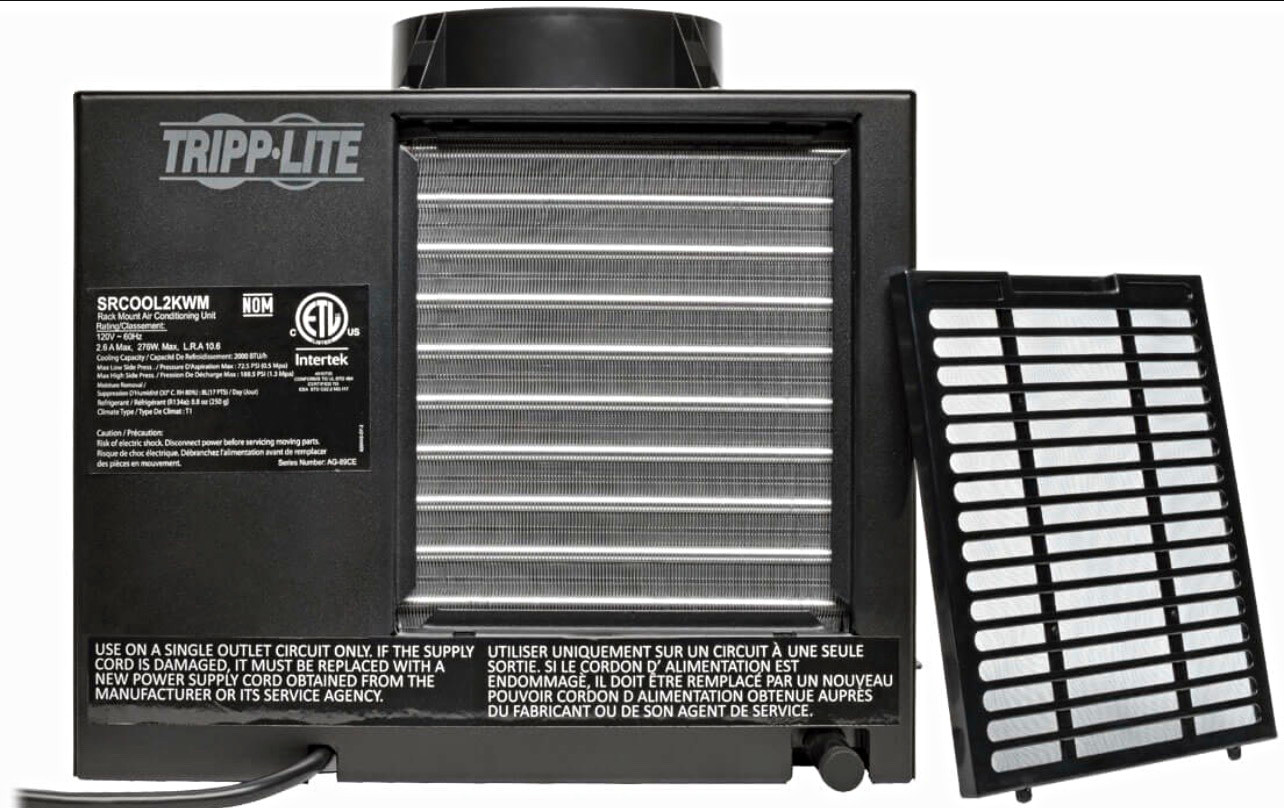 Tripp Lite SRCOOL2KWM 2,000 BTU Air Conditioning Unit AC Wall-Mount Server Rack