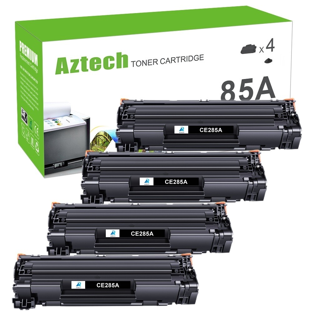 4x CE285A 85A BLACK Toner Cartridge for HP LaserJet Pro P1102W M1212 M1139 P1006