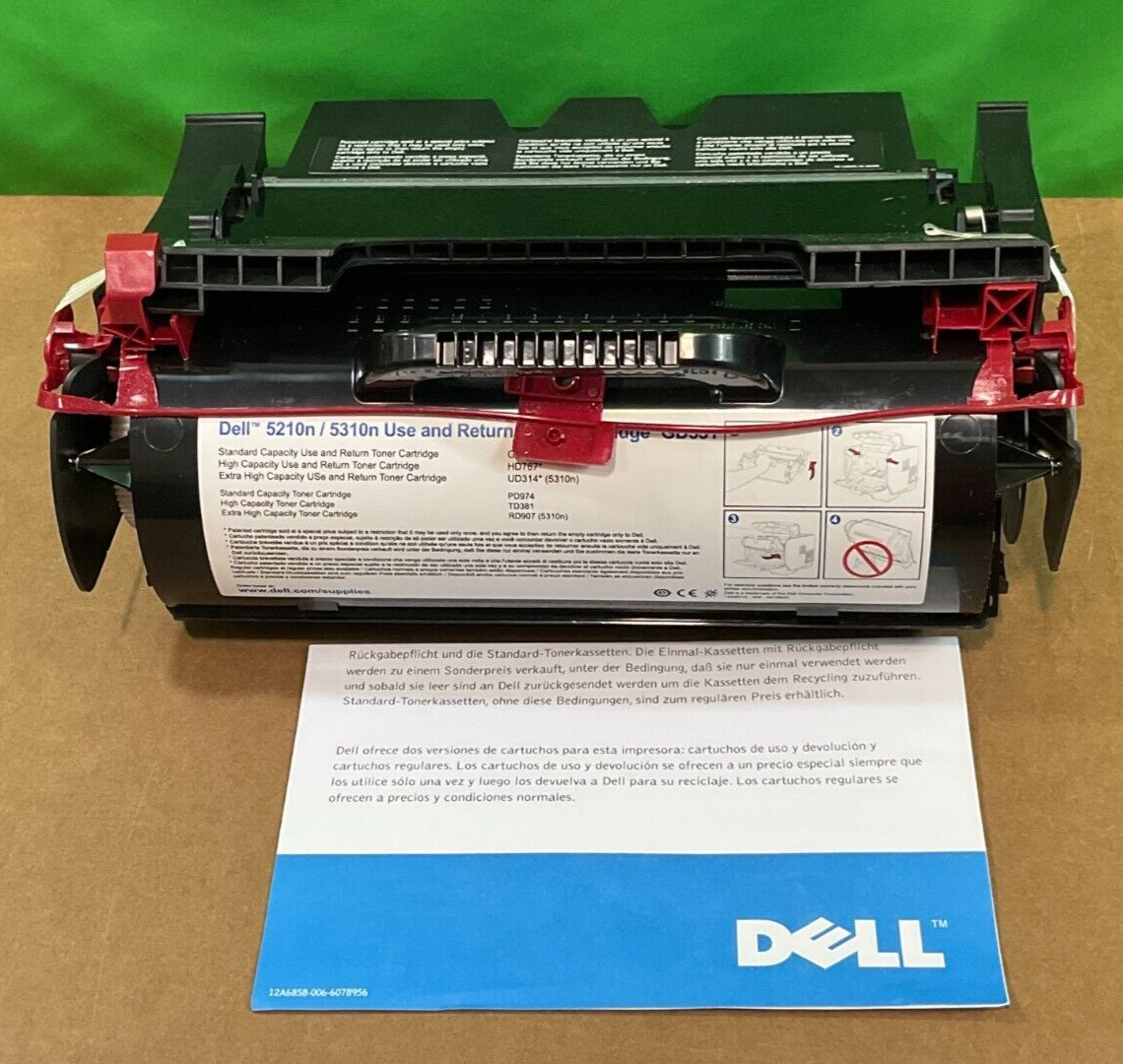 New Open Box Genuine Dell Black Toner Cartridge 5210 5310 GD531 ✅❤️️✅❤️️