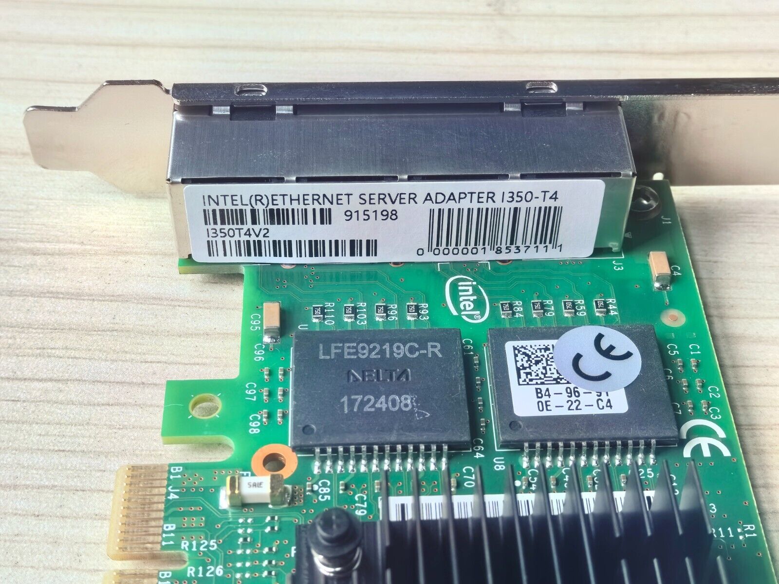 NEW Intel I350-T4V2 i350-T4 PCIe x4 Ethernet Adapter NIC Network Quad Ports Card
