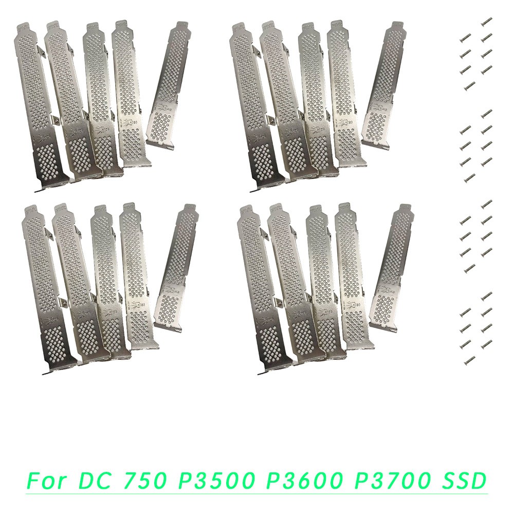 20pcs Full Long Height Bracket for Intel DC 750 P3500 P3600 SSD P3700 New