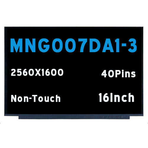 New MNG007DA1-3 16in LCD 2560X1600 FRU:5D11B60606 Creator 5-16ACH6 Type 82L6