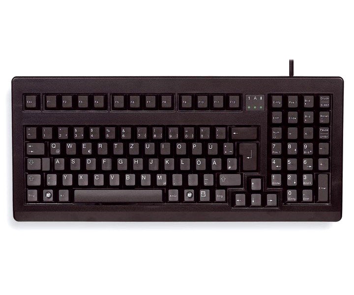 Cherry G80-1800 Keyboard, 16" USB/PS2 combo interface,104 Key, Black