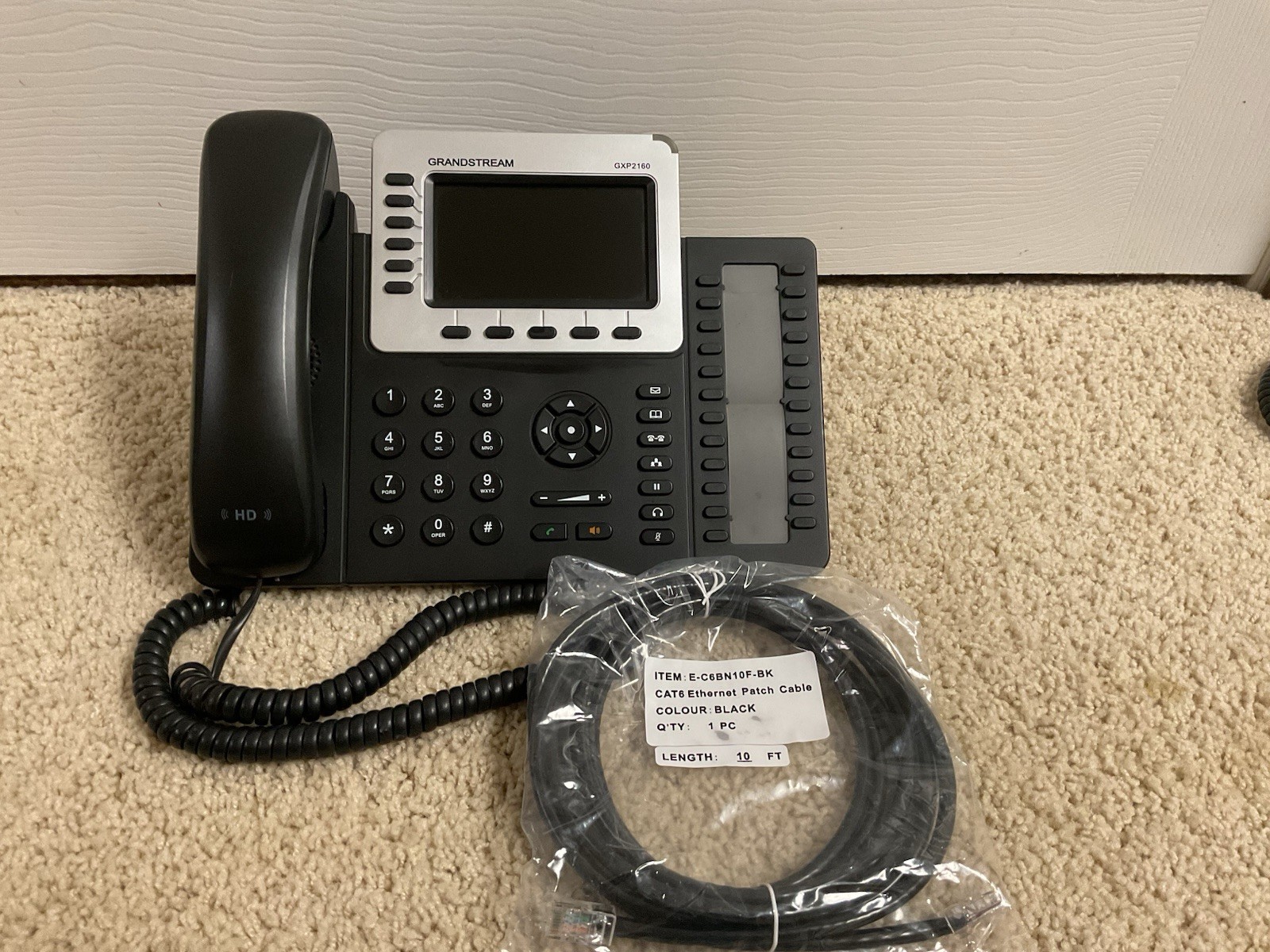 Grandstream GXP2160 6-Lines Bluetooth VoIP Telephone - Black