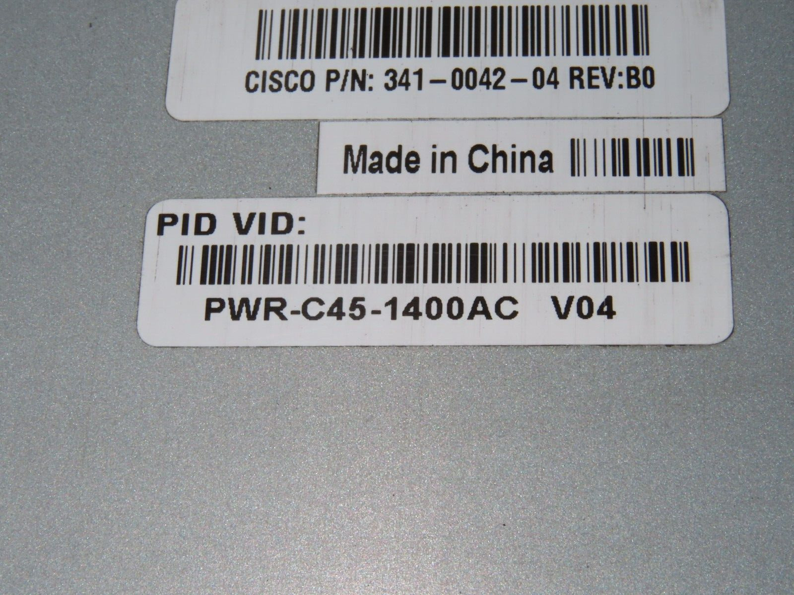 Cisco Astec AA24280 PWR-C45-1400AC 1400W Power Supply Module