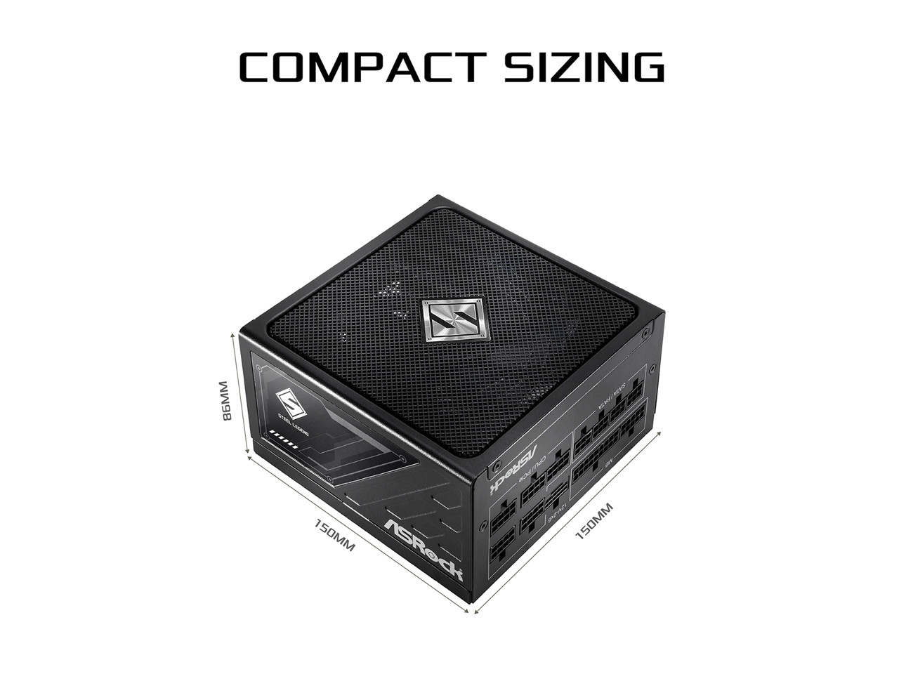 ASRock Steel Legend SL-850G 850W 80 PLUS GOLD & Cybenetics PLATINUM Full Modular