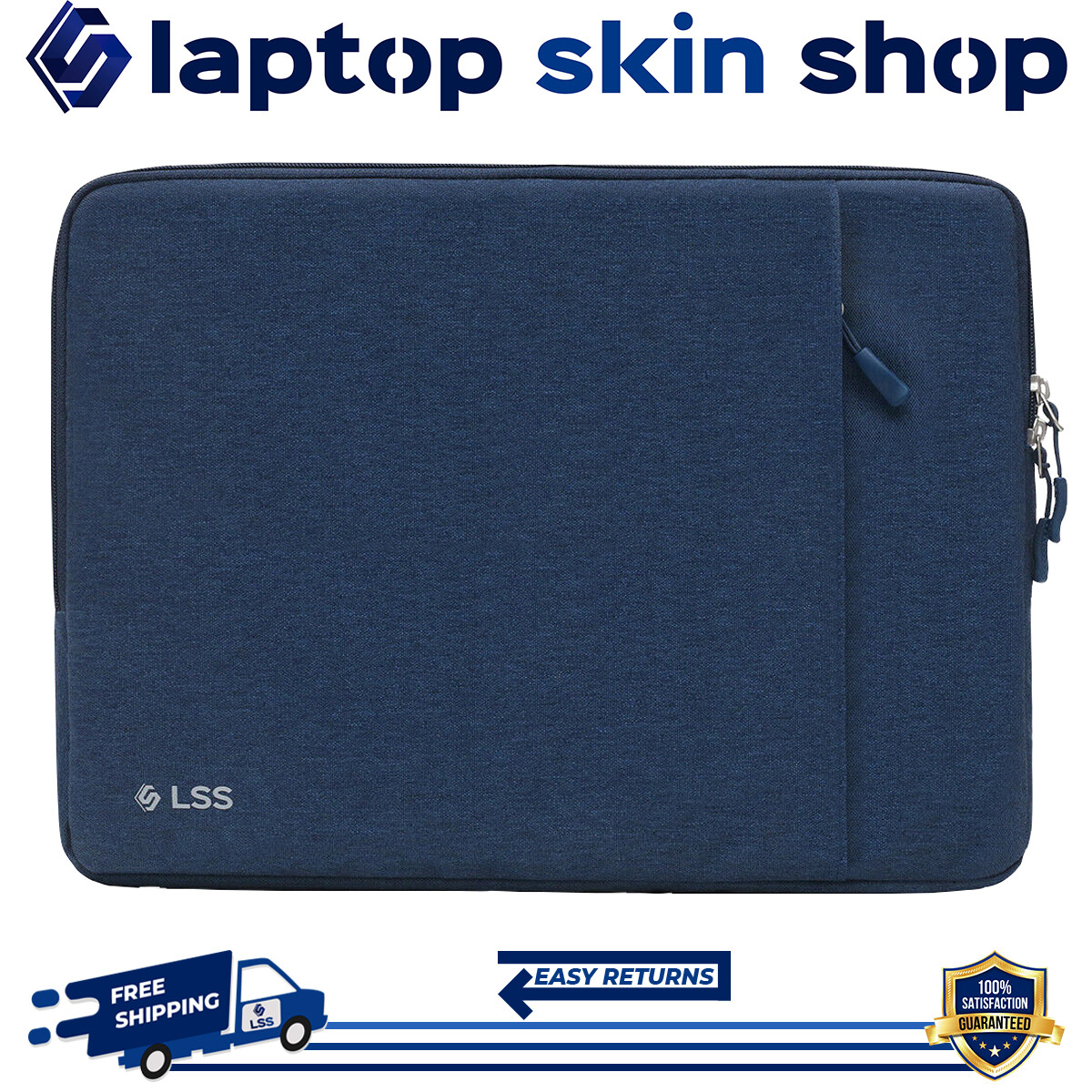 Laptop Sleeve Case Carry Bag Protective Shockproof Handbag 13-13.5 Inch Blue