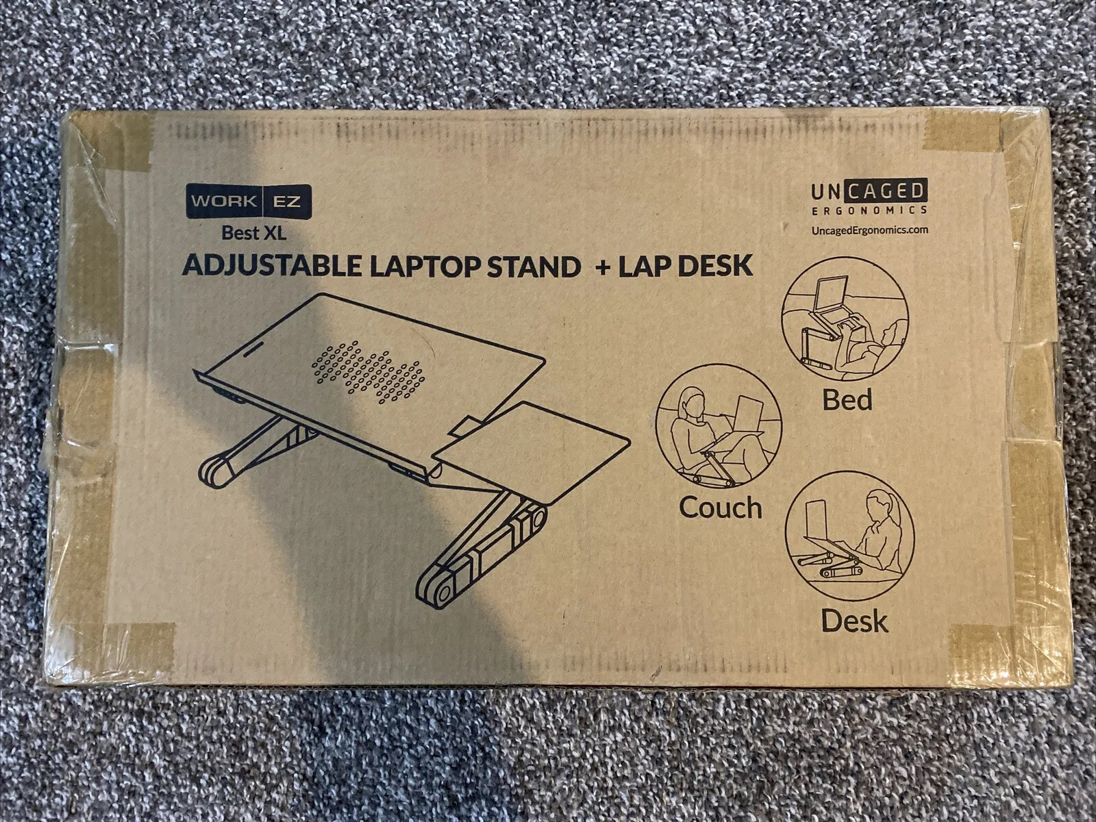 Uncaged Ergonomics WorkEZ Best Laptop Stand andLap Desk XL