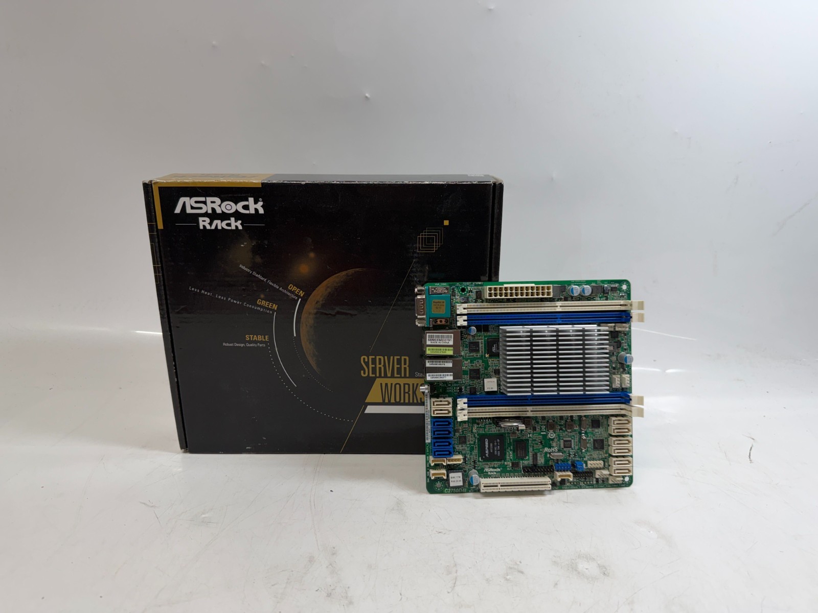 ASRock Rack C2750D4I Motherboard Intel Atom Processor C2750 DDR3 ECC RAM w/box