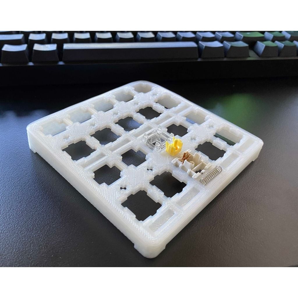 Compact mechanical keyboard MX switch lube station 3d Printed