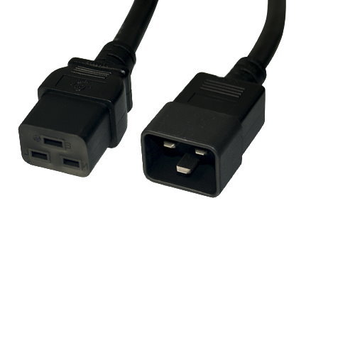 Lot 10pc C19 C20 AC Power Cord Extend Cable 14 AWG 15A 250V Sever Router Network