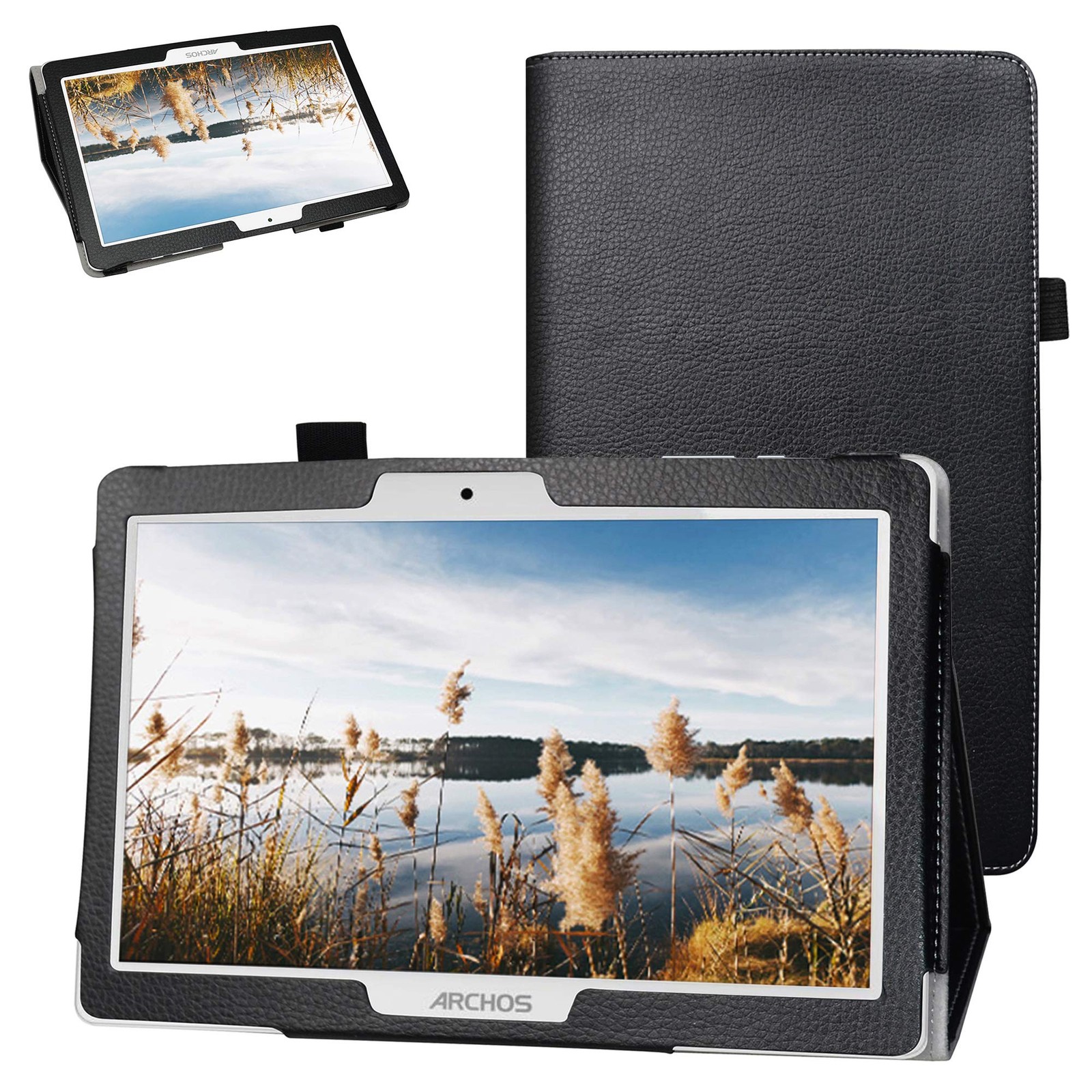 Bige for Digiland DL1036 Case,Sky Pad 10 Case,PU Leather Folio Black