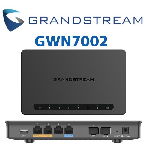 Grandstream Multi-WAN GWN7002 Gigabit VPN Wired Router 4 Gigabit Port 2 SFP Port