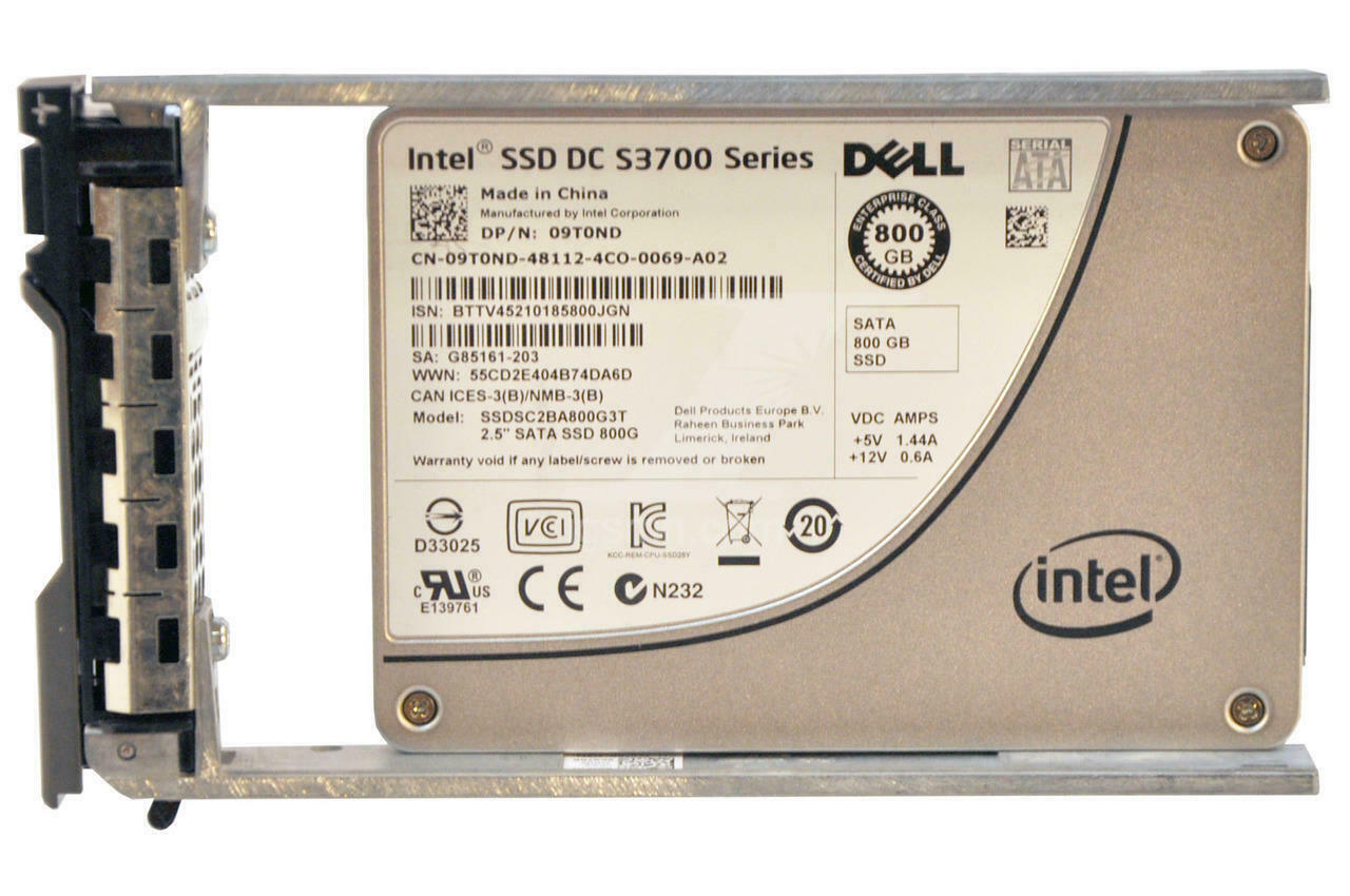 SSDSC2BA800G3T Dell Intel DC S3700 800GB SATA 6Gb/s 2.5