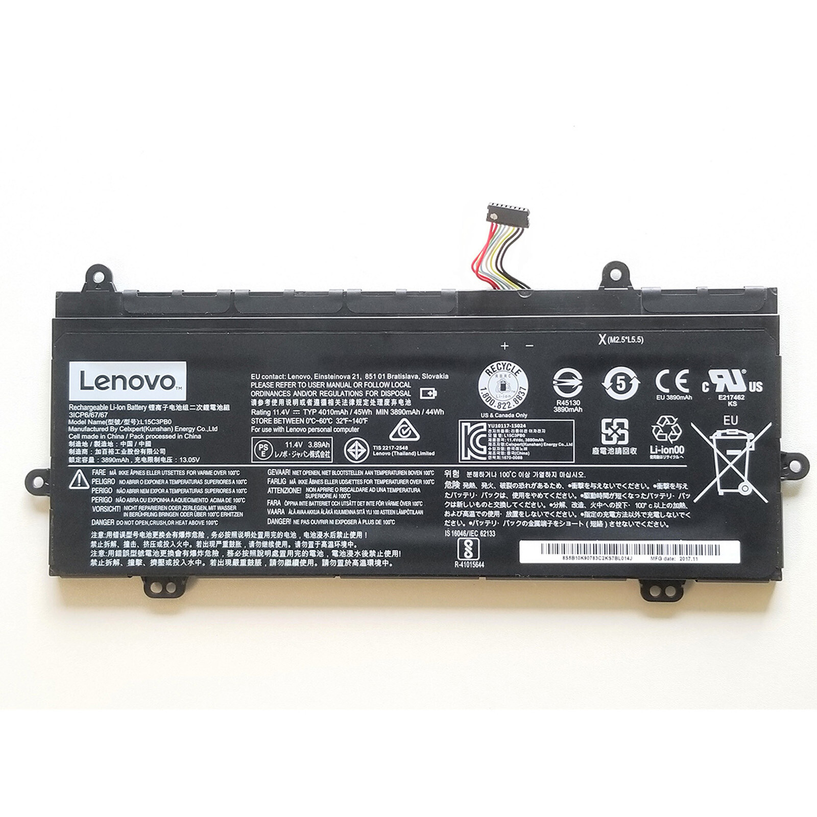 Genuine Battery L15C3PB0 L15M3PB2 For Lenovo Winbook N22 N23 Series5B10K90780