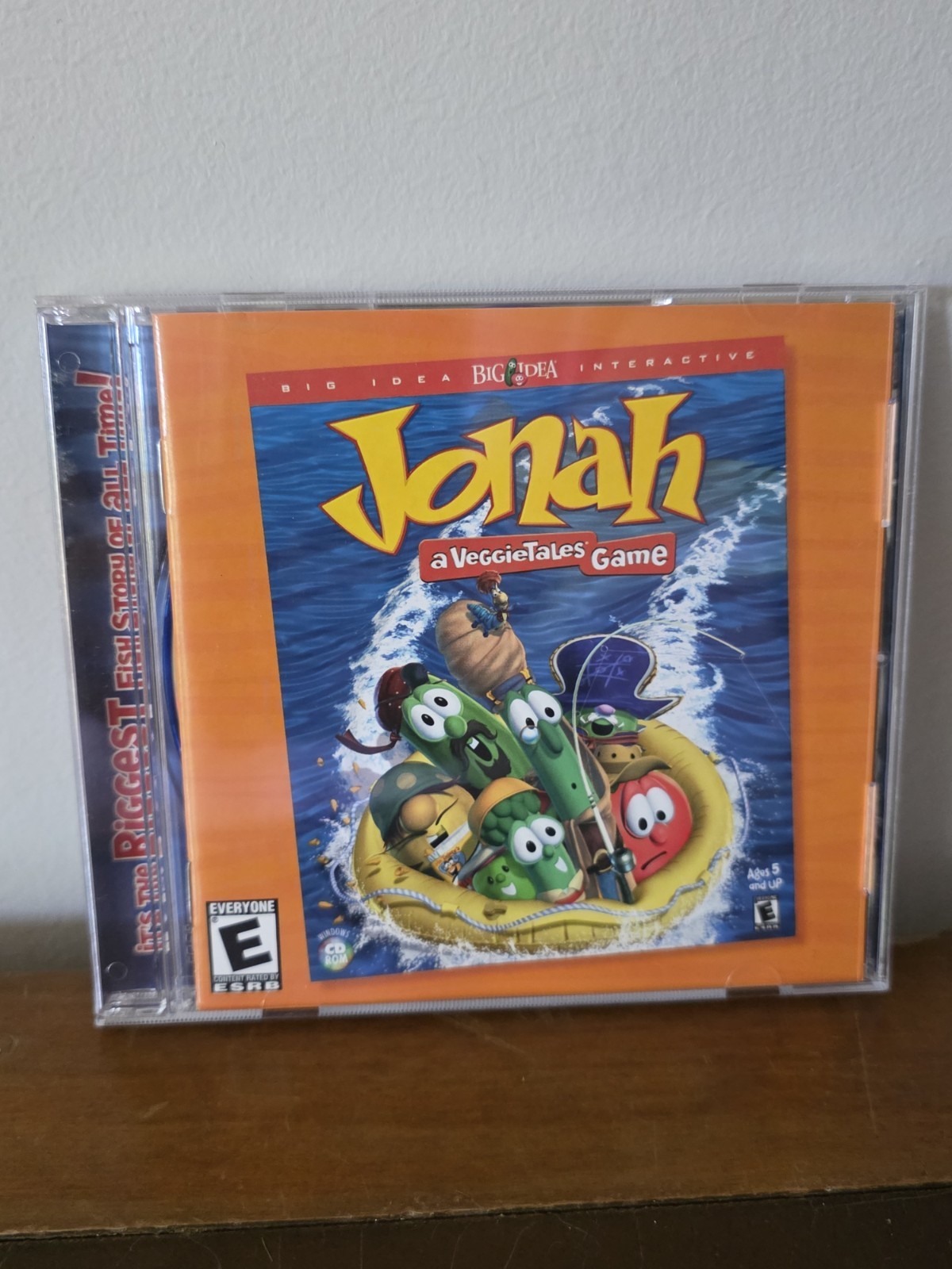 Retro VEGGIE TALES Jonah Big Idea Game PC CD-ROM Windows 98/2000/ME/XP