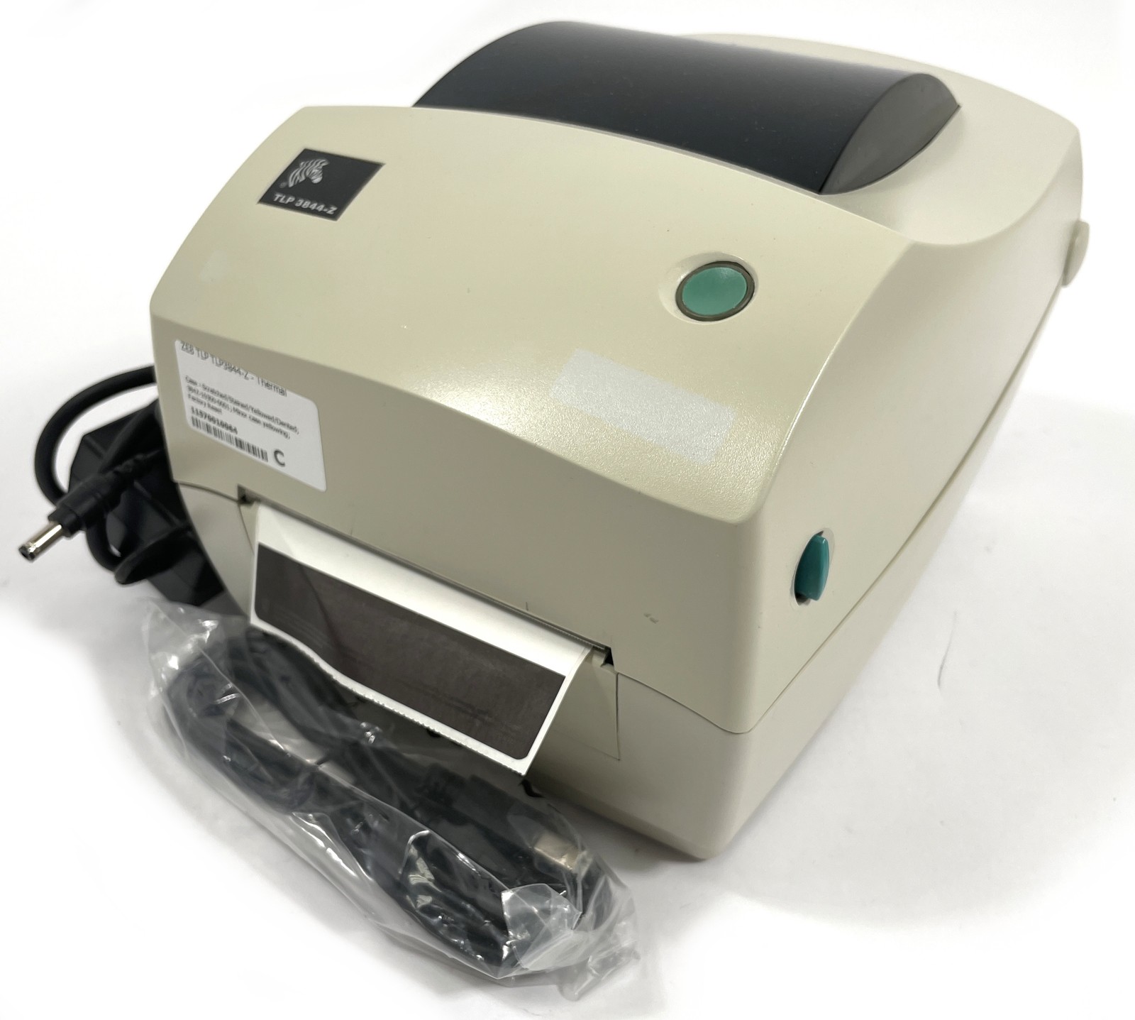 Zebra TLP3844-Z Thermal Transfer Label Printer 384Z-10300-0001 - Yellowing