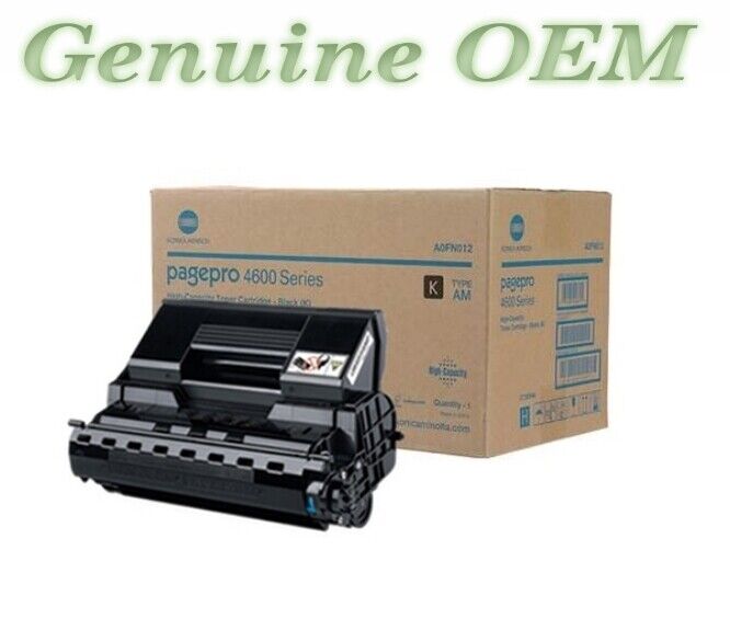 A0FN012 Original OEM Konica Minolta Toner, Black Genuine Sealed