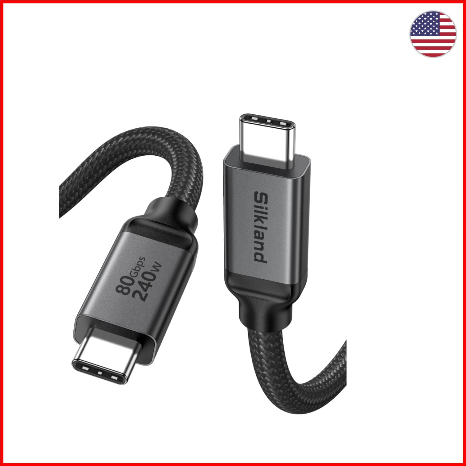 High-Speed USB 4 for Thunderbolt 5, 240W Power, 6.6FT - Perfect for Creatives