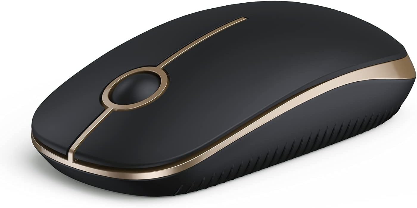 Ambidextrous 2.4GHz Wireless Mouse - Ultra-Slim Portable Design for All Users