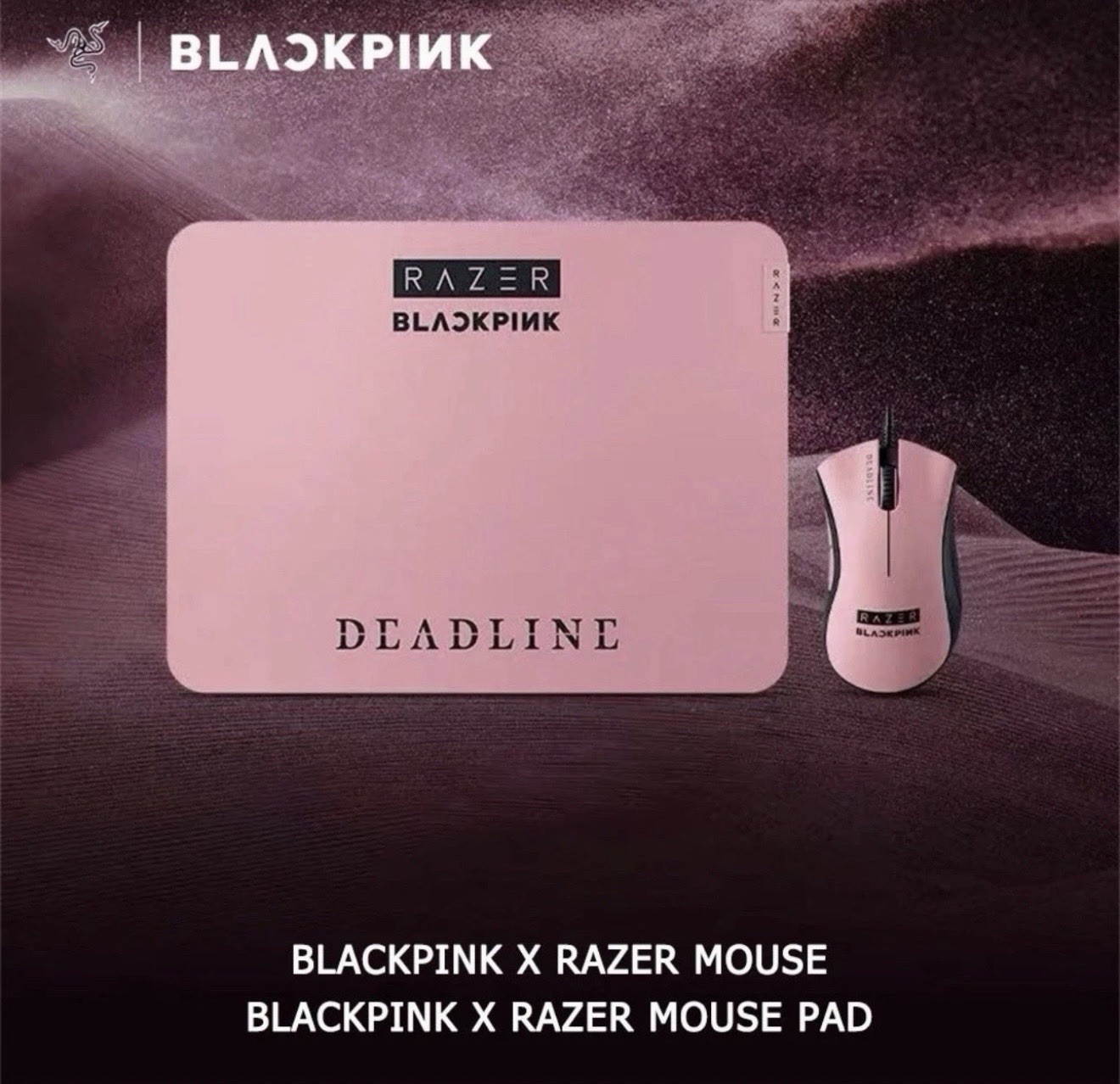 Razer x Black Pink DeathAdder Essential Wired Gaming Mouse or Bundle