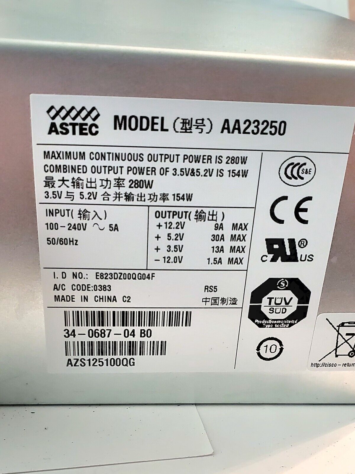 Astec AA23250 Power Supply