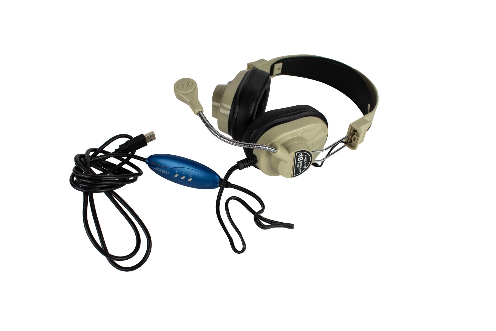 Hamilton Buhl HA-66USBSM USB Headset | Gooseneck Microphone | TESTED