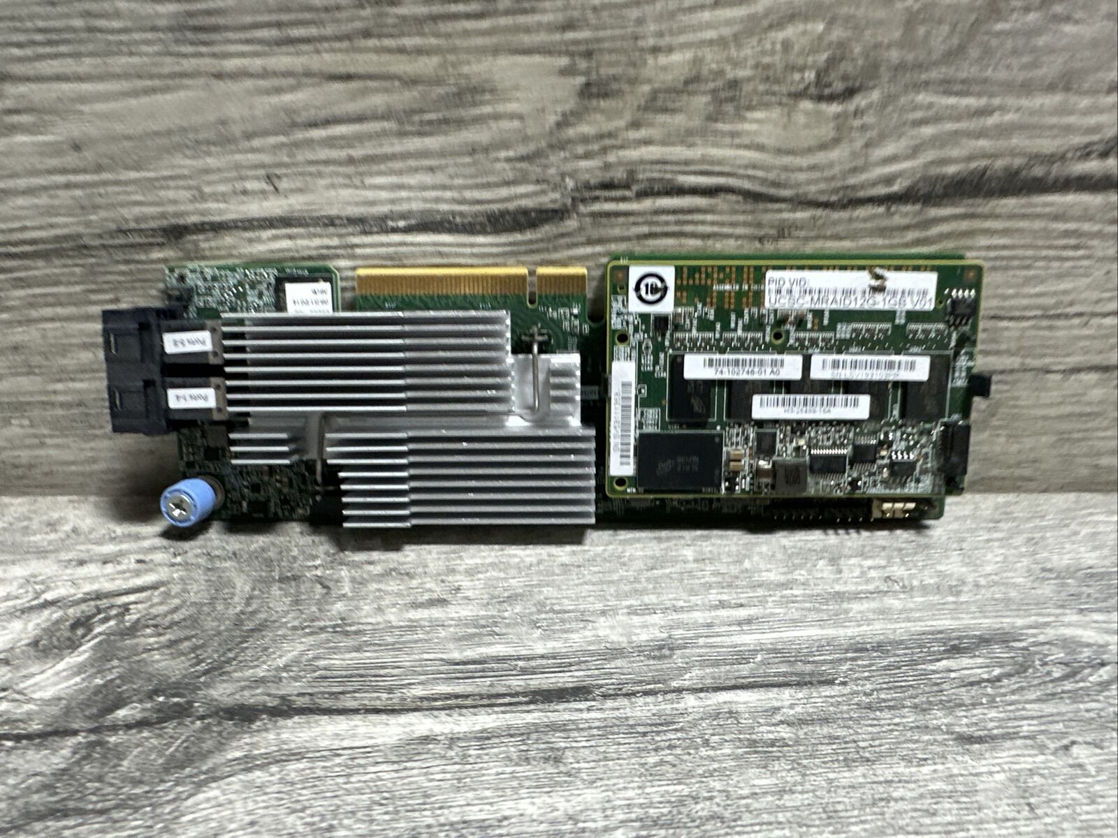 Cisco UCSC-MRAID12G-1GB V01 12Gb/s PCIe x8 SAS RAID Controller Card T19