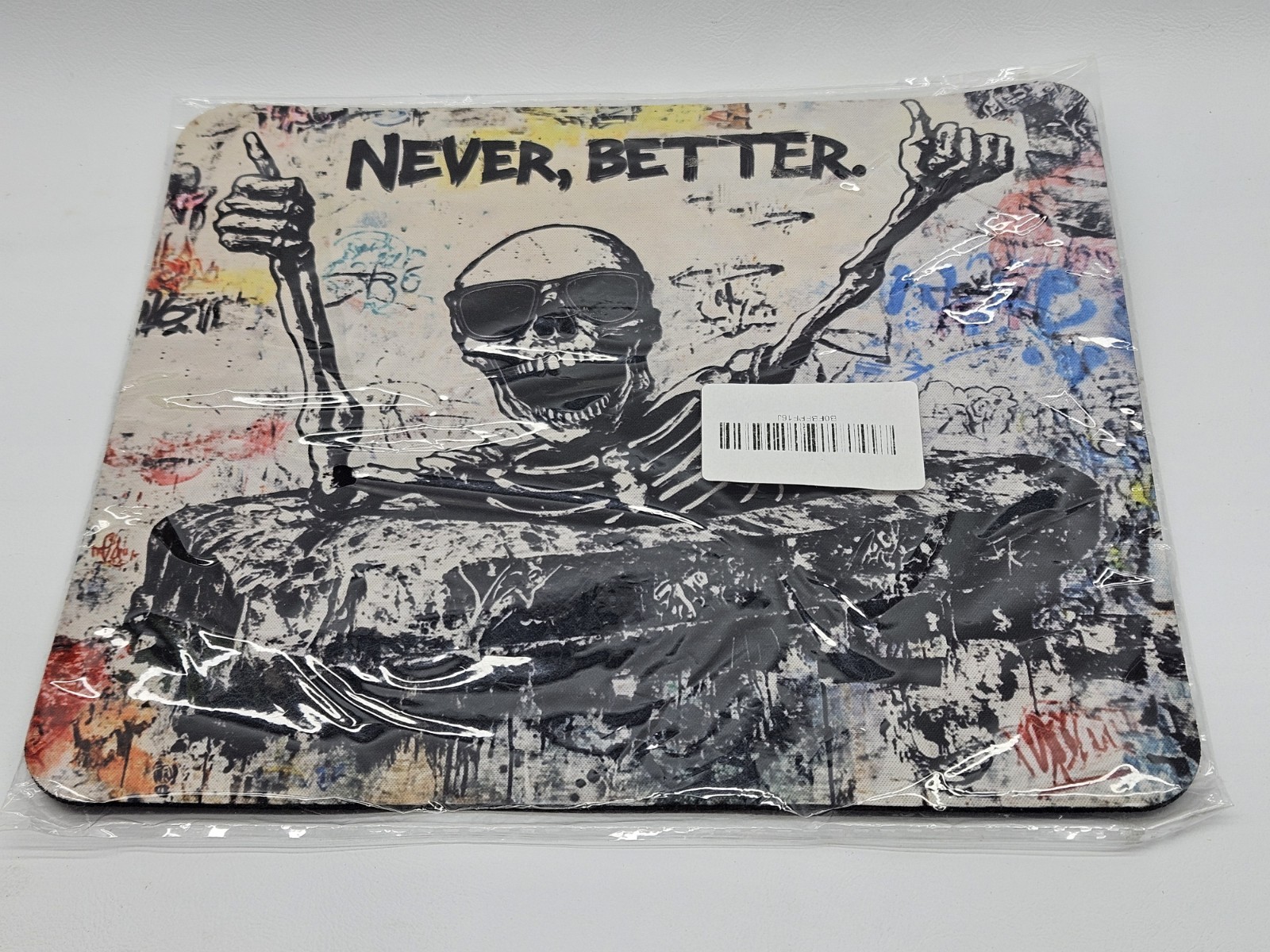 Never Better Funny Square Mouse Pad Comfortable Non-Slip for Laptop Gaming