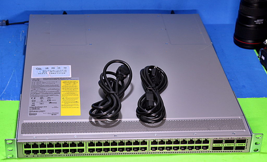 N9K-C93108TC-EX Cisco Nexus 9300-EX Series 48 PORT 10GBASE-T 6 x 100G QSFP28