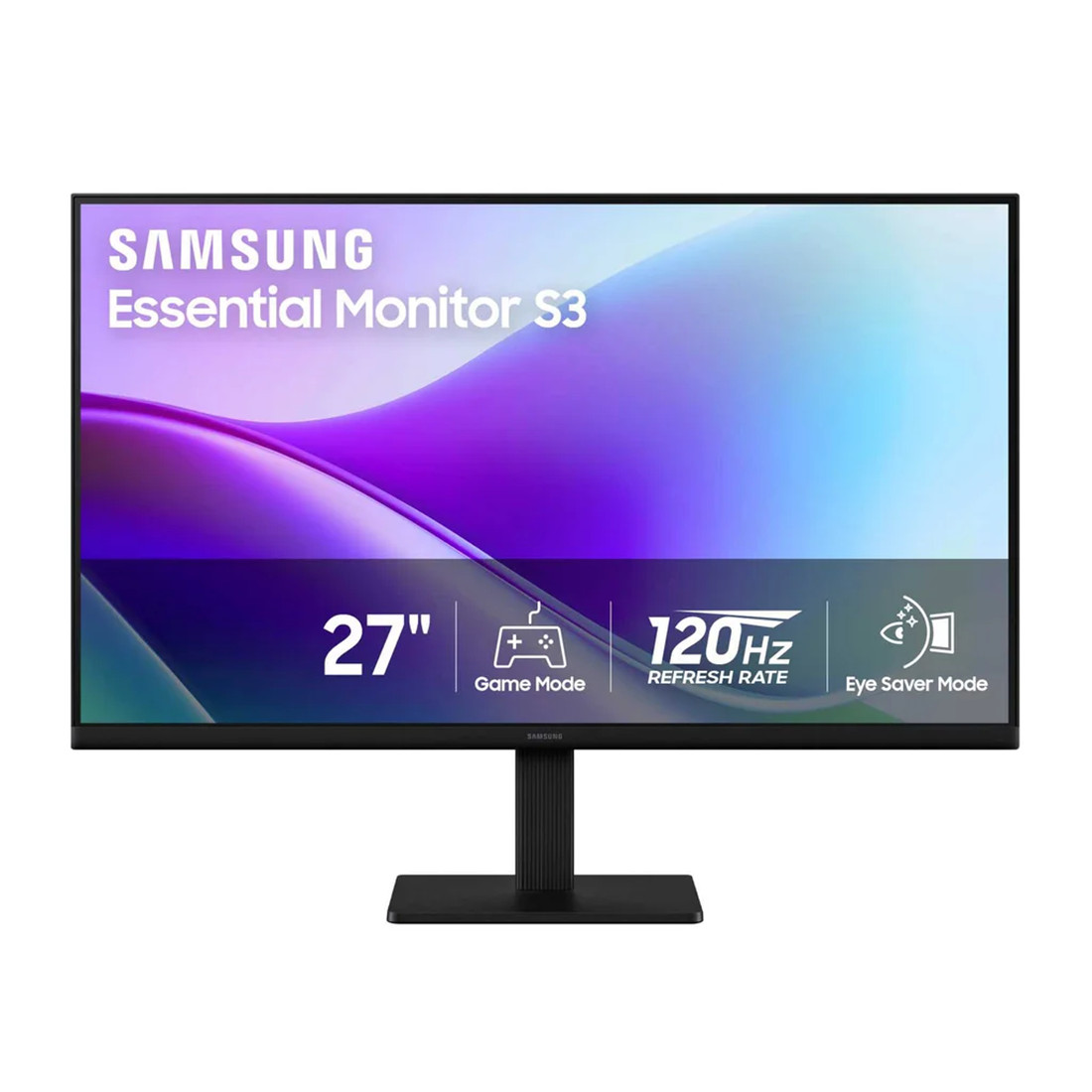 Samsung S3 Essential 27" FHD IPS 120Hz 5ms Slim Monitor - Black LS27F32DGANXZA