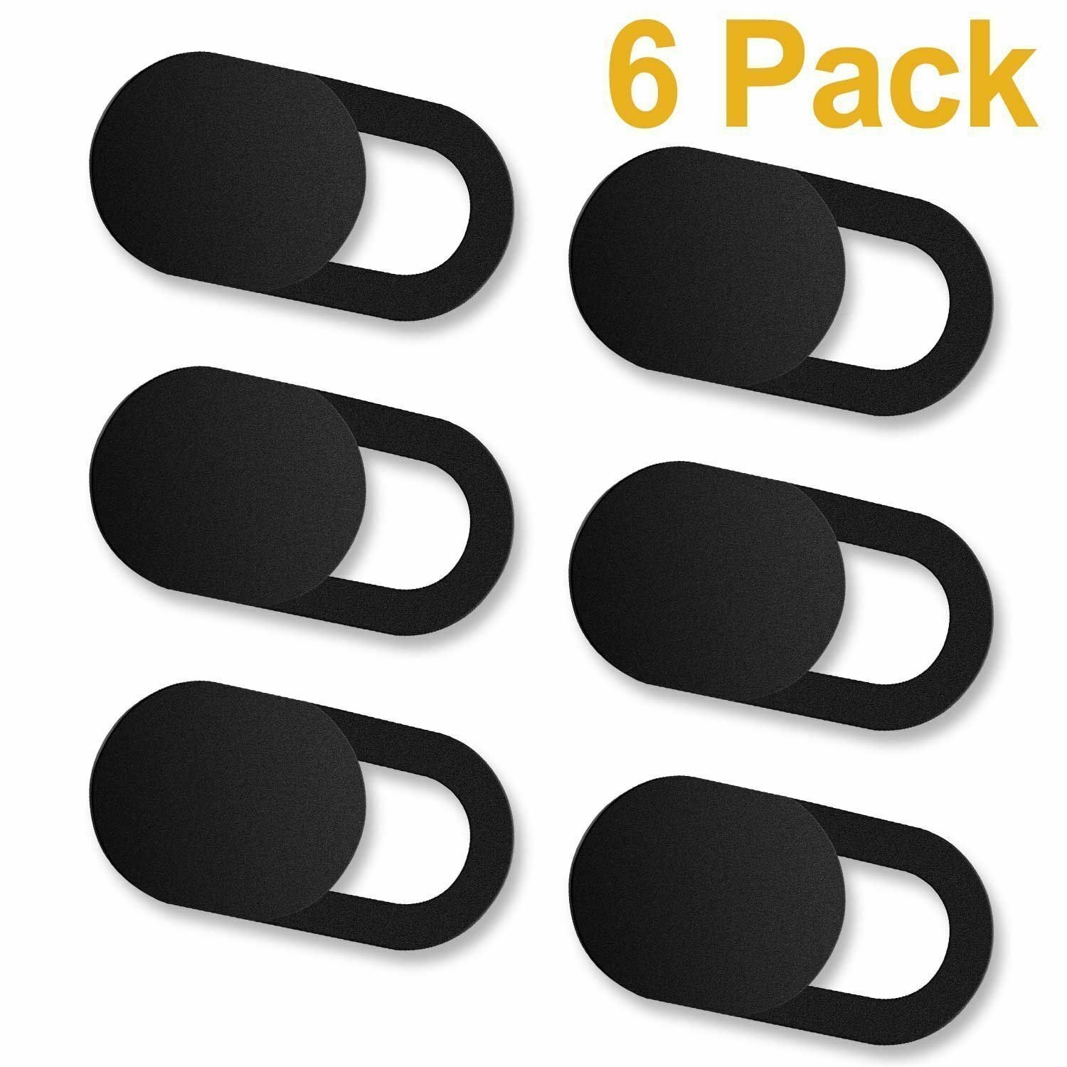 6Pcs Webcam 1mm Slider Privacy Camera Cover Sticker For Ipad Phone Laptop