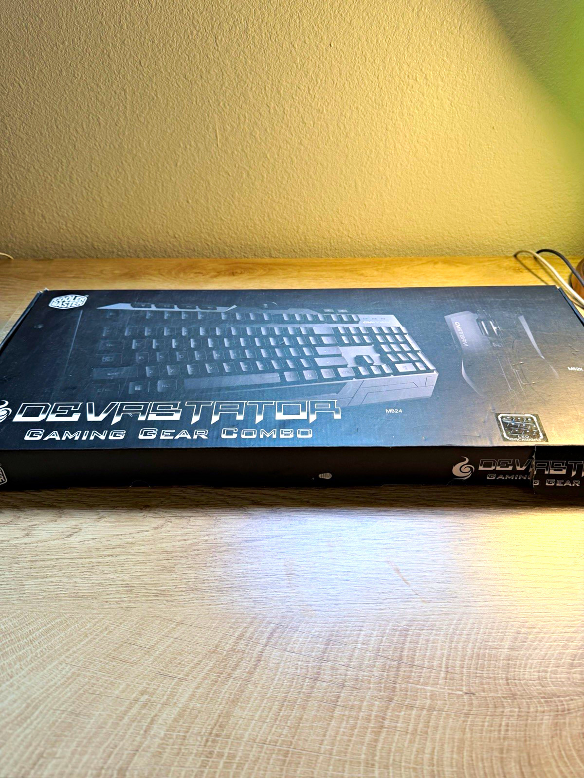 Cooler Master Devastator Wired USB Illuminated Keyboard & 2000 DPI Mouse Black