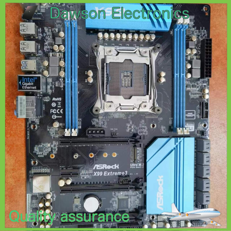 FOR ASROCK X99 EXTREME3 LGA 2011-3 DDR4*4 128GB Motherboard Test OK