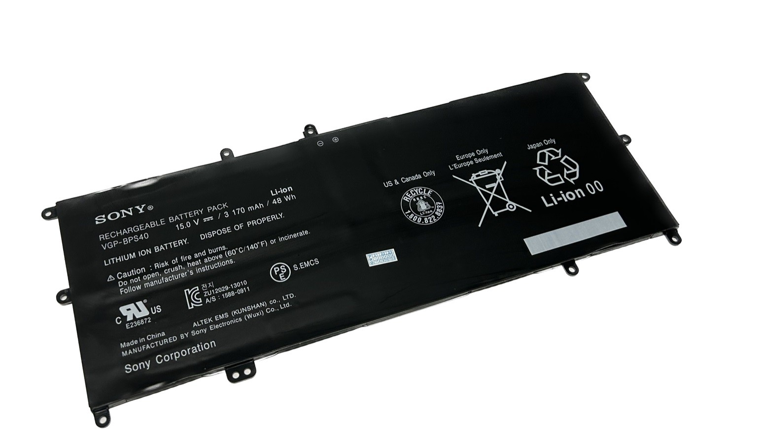 VGP-BPS40 Laptop Battery For Sony Vaio Flip SVF 15A SVF15N17CXB SVF15NB1GL NEW