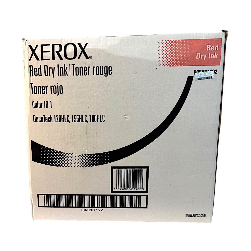 Genuine Xerox 006R01192 Red Dry Ink Toner 3-Pack DocuTech 128HLC 155HLC 180HLC