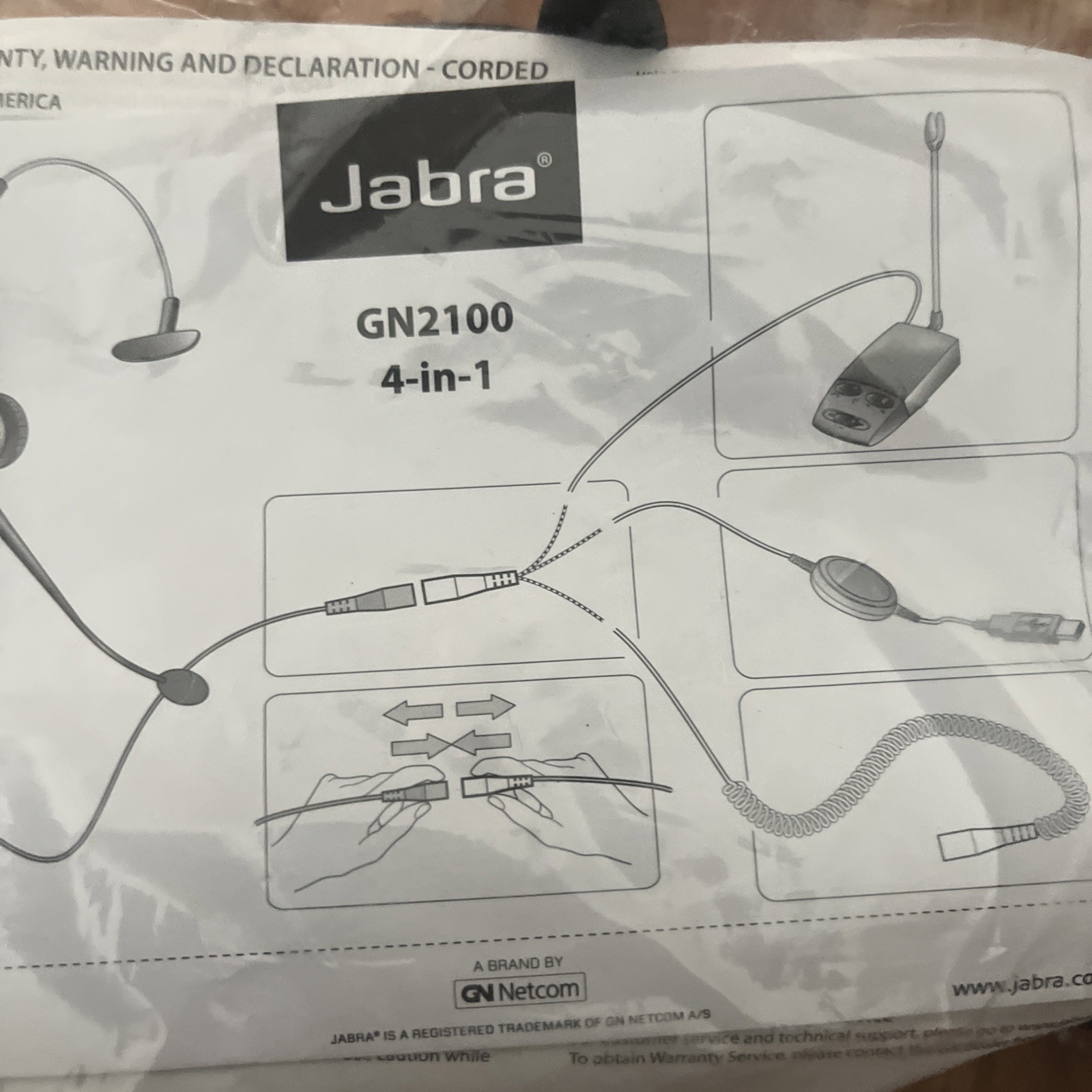Jabra GN 2100  4-in-1 Hedset